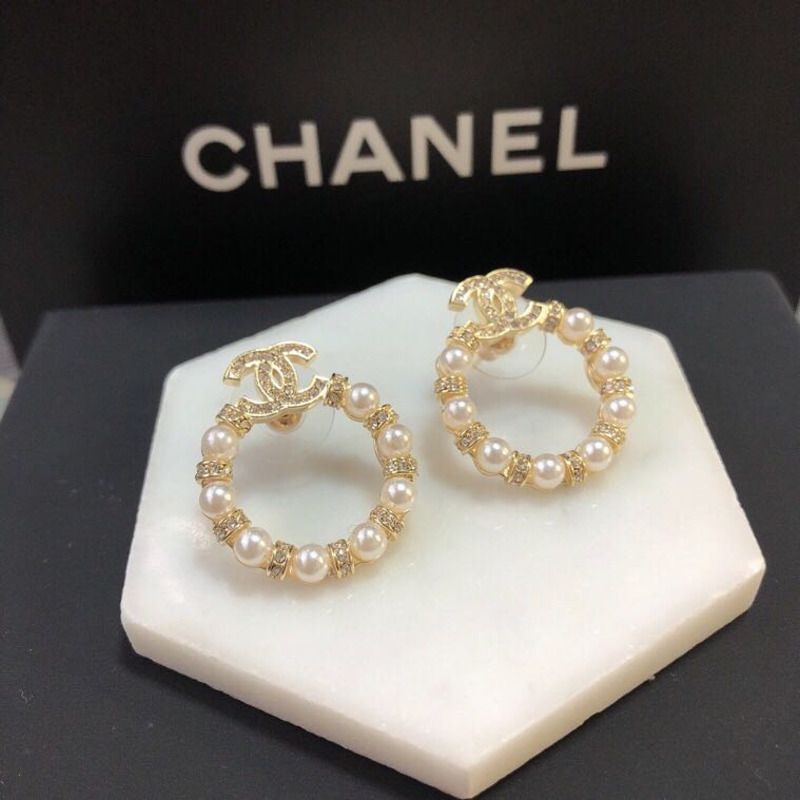 Ch*el earrings