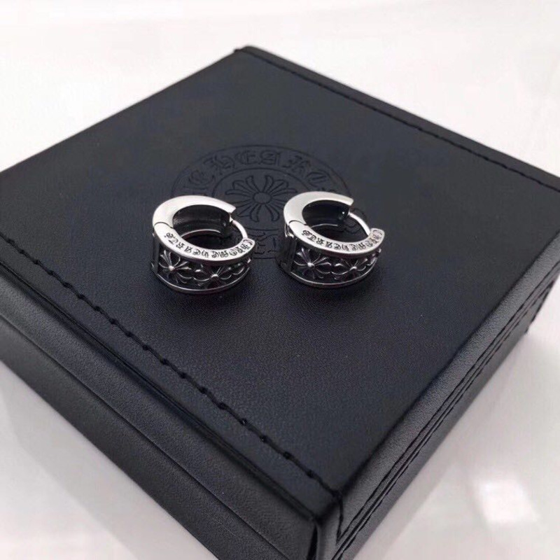 Ch*0me heart cross earrings