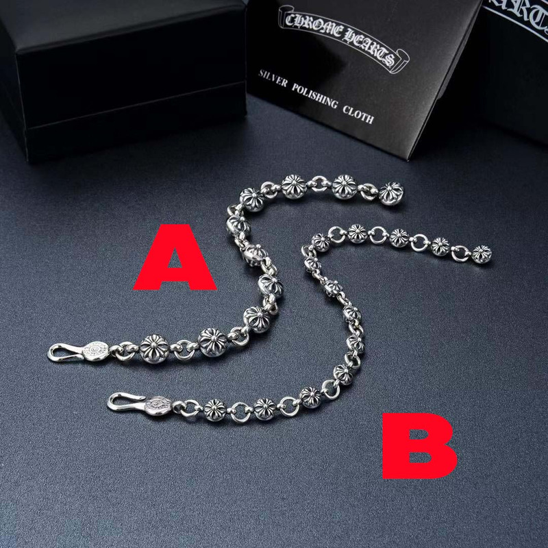 Ch*0me heart bracelets