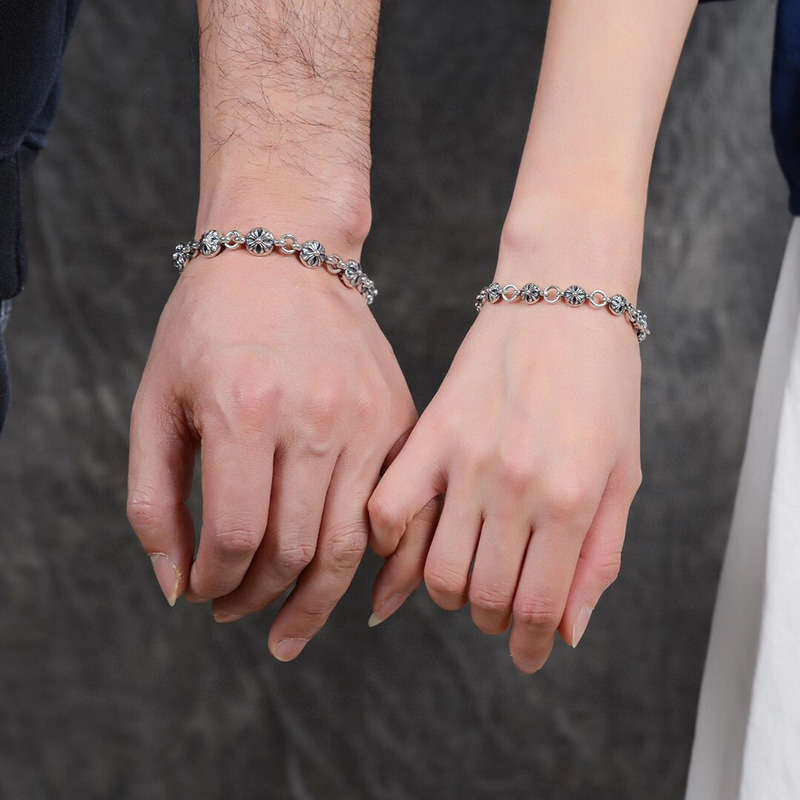 Ch*0me heart bracelets