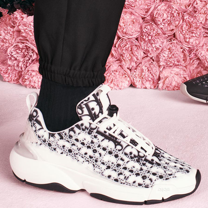 D*or white D*or oblique "b24" sneaker with