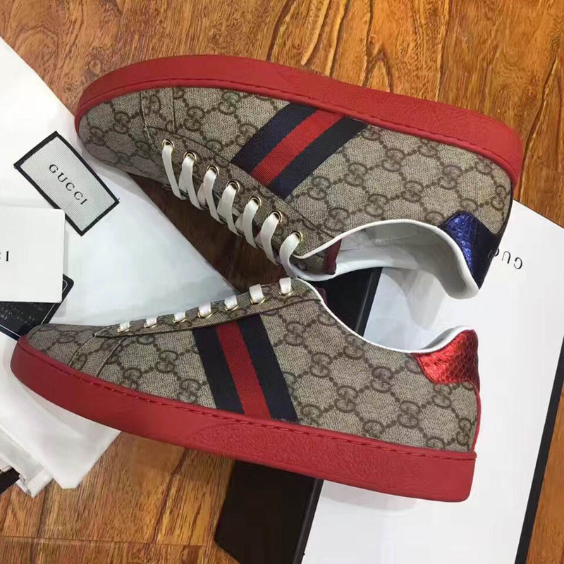 G*u*i red sneaker