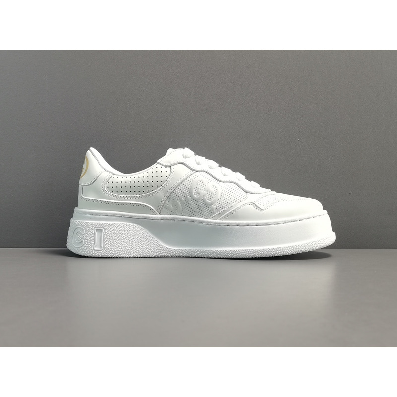 G*u*i chunky b pure white 670415 upg10 9060 sneakers men women