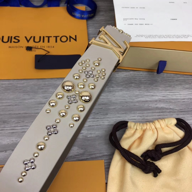 l**is V*t*n iconic 35mm belt in galet