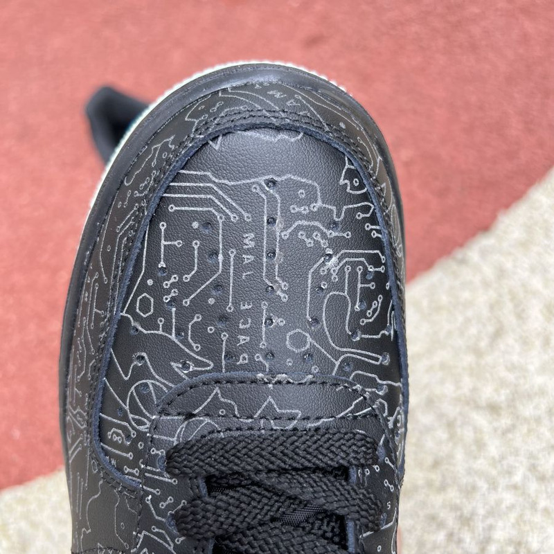 Nike Air Force 1 Low Black Blue Luminous DH5354 001 Sneakers men women